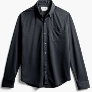 Men's Apollo Raglan Sport Shirt - Black